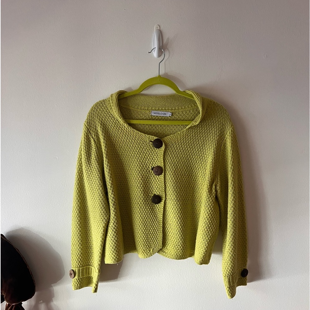 Mislook green cardigan